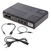 Mini UPS de 30000 mAh, 12 V, Salida de 12 V y 24 V, 110 V para Equipos de Internet y Energía Solar