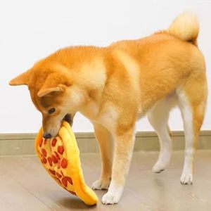 Juguete Sonoro para Perros con Forma de Pizza, Interactivo, Resistente a Desgarros, para Entrenamiento y Masticación - Product Image 3