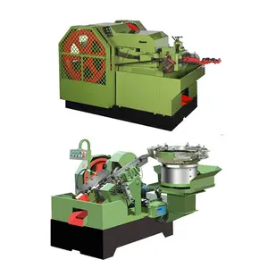 Cold heading screw manufacturing machine for wood screw