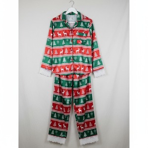 Conjunto de <span class=keywords><strong>Pijamas</strong></span> Navideños de Algodón Personalizados con el Último Diseño, <span class=keywords><strong>Pijamas</strong></span> Navideños <span class=keywords><strong>para</strong></span> Toda la <span class=keywords><strong>Familia</strong></span> - Product Image 6