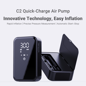 2023 nouveau 4500mah Portable électrique numérique 150Psi compresseur d'air voiture <span class=keywords><strong>pneu</strong></span> gonfleur Air voiture pompe en 12V pour vélos vélo - Product Image 2