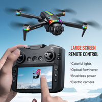 Drone RC K21MAX contrôlé par écran, quadricoptère de photographie aérienne HD avec lumières LED et télécommande