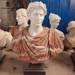 <span class=keywords><strong>Busto</strong></span> Scultoreo in Marmo Naturale Intagliato a Mano su Misura, Stile Europeo, <span class=keywords><strong>Statua</strong></span> Realistica di Celebrità per Gallerie e Arredamento Domestico - Product Image 3
