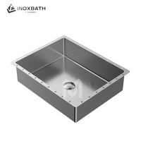 Lavabo de salle de bain de qualité, à poser sur la machine à laver, rectangulaire, doré, design artistique