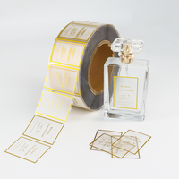 Étiquettes d'emballage personnalisées imperméables en gros, autocollants en vinyle adhésifs en rouleau avec estampage à chaud en feuille d'or pour la tequila et les jus