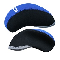 Amrta Factory Direct Multi Color Golf Club Néoprène Iron Head Covers Set 11 PCS Protector Cases High Quality Custom Logo