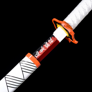 <span class=keywords><strong>Espada</strong></span> Katana Luminosa Mejorada de <span class=keywords><strong>Rengoku</strong></span> Kyojuro del Popular Anime Demon Slayer, Accesorio de Cosplay, para Colección y Decoración - Product Image 3
