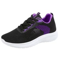 BAEWOON C07 Vente en gros 2025 Chaussures de sport pour femmes Respirantes Polyvalentes Décontractées Plates à Lacets Chaussures de Loisirs Basses pour Femme
