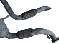 Dpf उच्च प्रदर्शन 2x सामने उत्प्रेरक कनवर्टर पोर्शे केयेन 3.6l v6 2008-2010 955113033ax