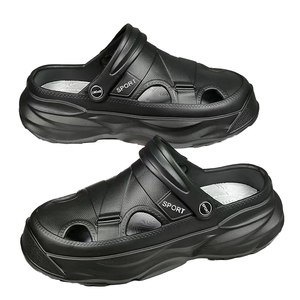 Wholesale Summer Men's Sneakers Comfortable Non-Slip Platform Clogs <b>Closed</b> <b>Toe</b> Sports <b>Sandals</b> for Driving Massage Feature - Product Image 4