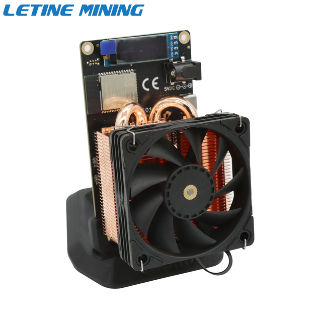 Bitaxe Gamma 601 Max 1.9Th/s 30W Pure Copper Cooling Edition BM1370 Solo Mining SHA-256 Bitcoin Asic Lottery Miner