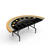 YH 96 inç ucuz fiyat kumar Deluxe özel masa keçe katlama Blackjack Poker masası satılık