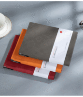 Vente chaude Simple A5 sans fil 80g plastique PU cuir étudiant journal cahier avec 100 feuilles imprimées Pages intérieures