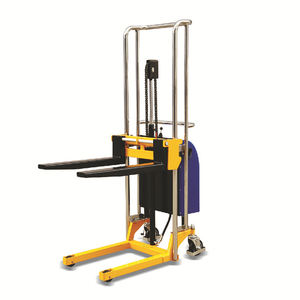 हाइड्रोलिक इलेक्ट्रिक उठाने मंच तय की और समायोज्य कांटा स्टेकर के साथ मिनी इलेक्ट्रिक स्टेकर - Product Image 5