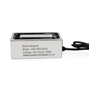 Electromagnet LSD-P50/25/20 dikdörtgen elektrikli mıknatıs IP65 elektromanyetik Solenoid enayi mıknatıs bobin mıknatıs biriktirme sarma