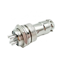 GX16 2pin/3pin/5pin/6pin/7pin Male Female Aviation plug wire panel metal circulaire gx16 4 pin connector