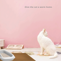 Robuste doppels chichtige EVA-Silikon-Katzenstreu matte Große Premium Pet Sand Box Pad Modernes Design Sommer wasserdichter Trapper