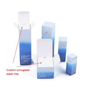Cajas Plegables de Cartón con Tapa de Cierre Magnético, Impresión Personalizada en Blanco y Azul, con Recubrimiento UV Localizado, Laminación Mate o Brillante, Insertos Opcionales - Product Image 6