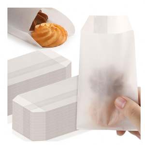Sacs en papier glassine plats, sacs en papier ciré, petits sacs en papier pour emballages de savons faits à la main, boulangerie, biscuits, bonbons, cadeaux de fête - Product Image 1