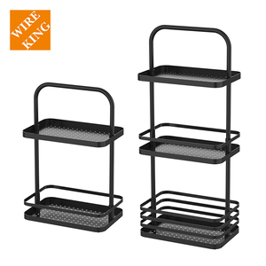 WIREKING Standing type 2tier 3 tier metal bathroom <strong>shower</strong> caddy with handle Bathroom Storage <strong>Shelving</strong> - Product Image 4