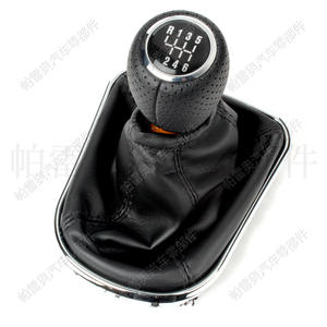 Poignée de levier de vitesses en cuir Chevrolet Cruze 08-15, 6 vitesses, design ergonomique perforé - Product Image 2