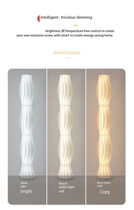 <strong>Funky</strong> ultra Modern Three-color Dimmable <strong>Floor</strong> <strong>Lamp</strong> Living Room Bedroom All-match Vertical Classic Led <strong>Floor</strong> <strong>Lamp</strong> - Product Image 6