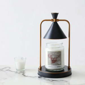 Nouveau Design brûleur d'encens électrique en métal verre bois, brûleur de <span class=keywords><strong>cire</strong></span> parfumée lampe chauffe-bougie de Table avec lampe de bureau - Product Image 6