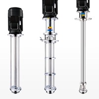 Émulsifiant Dispersant à Cisaillement Élevé FMB160 à Montage Supérieur pour Produits Chimiques et Plastiques, Capacité 300L, Puissance 7.5kW
