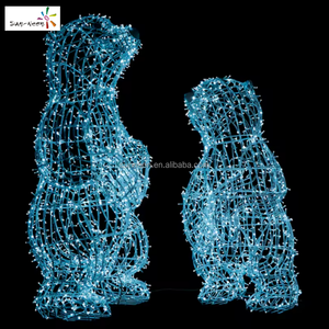 Vente flash : Décoration de Noël extérieure LED motif grand ours lumineux 2026 2027 - Product Image 4