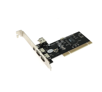 PCI 4 Ports Firewire IEEE 1394 1394A 4/6 broches adaptateur de carte contrôleur 3 ports Firewire carte de Capture vidéo pour disque dur MP3 PDA