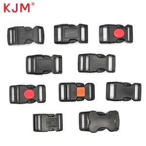 China Factory Dog Collar Clasp Snap Buckle Curved Plastic Quick Side Release Buckle For Pet Waterproof Vest Accessories