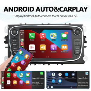 Podofo 7 inch 2 + 64G đôi DIN tập trung II 2008-2011 xe Stereo Carplay & Android tự động Wifi GPS BT FM RDS chia màn hình - Product Image 2