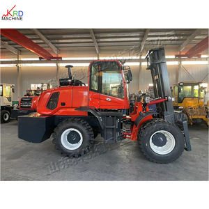 Tout terrain accidenté 4x4 Direction Télescopique Chariot Élévateur Télescopique 3 Tonnes Petit Chariot Élévateur Hors Route Chariot Élévateur Avec Prix Bon Marché - Product Image 6