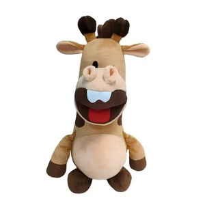 Peluche Personalizado con Logotipo, Jirafa de Peluche, Muñecos de Peluche, Dibujos Animados, Anime, Ciervo Marrón, Cojín, Regalo para Niños, Barato - Product Image 5
