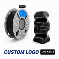 Filamen PETG Hitam Kustom 1.75mm 1KG Pabrik OEM Grosir Filamen Printer 3D Massal 30 Warna Tersedia Kustom Tahan Bahan Kimia