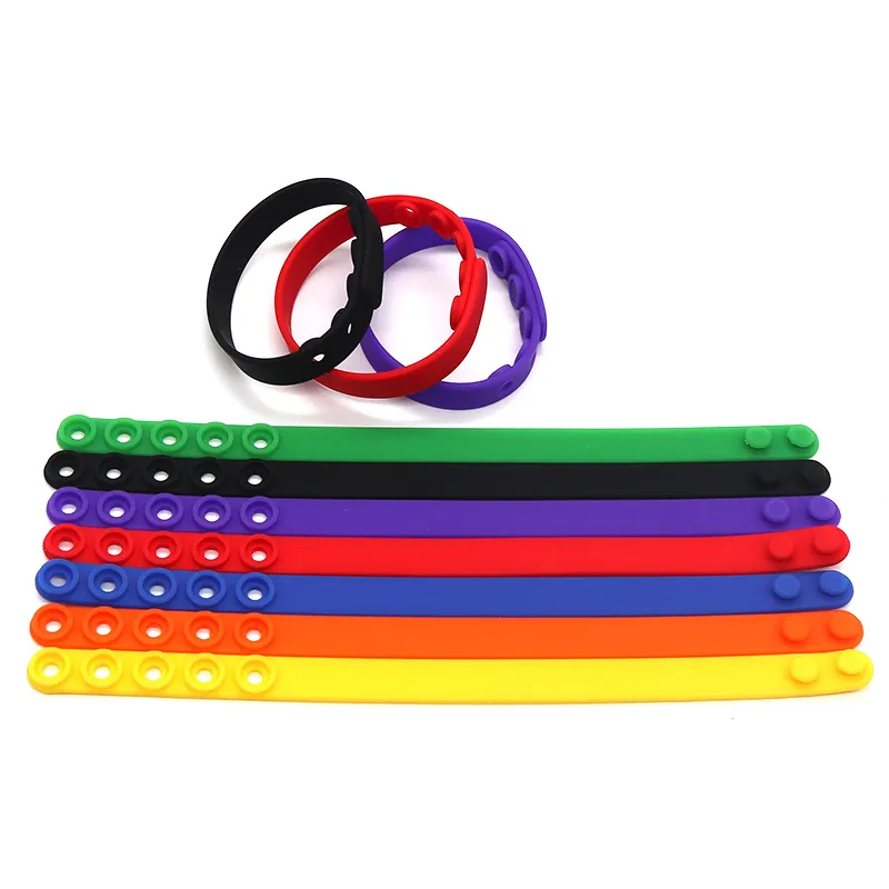 Hot Sale Customized Silicone Rubber Wrist band Bangle /<span class=keywords><strong>DIY</strong></span> Fashion Colorful Ecofriendly Rubber Silicone Bracelet