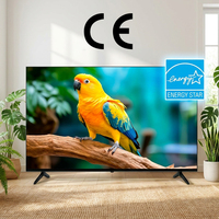 TV Pintar HD 32 Inci Sistem Android & Vidaa LED OLED QLED Televisi WiFi USB Kabinet Hitam Menerima Pesanan Khusus