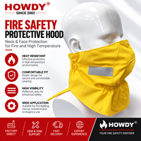 Masque de protection pour pompiers KN958, anti-poussière, pour les opérations de sauvetage, sécurité au travail, jaune orange, masque de pompier, capuche de protection contre les incendies forestiers