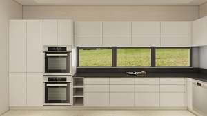 Elegante Fregadero Modular para Cocina con Mueble, Ecológico, Tablero de Melamina Blanco - Product Image 5