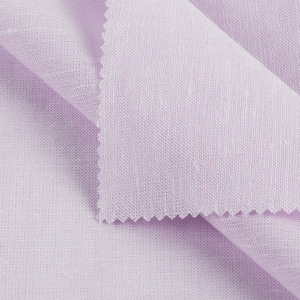 Tissu en Coton et <span class=keywords><strong>Lin</strong></span> Mélangé Teint Fil à Fil <span class=keywords><strong>Violet</strong></span> Clair, Tissé, pour Chemises Homme, Femme et Enfant – Meilleure Vente, En Stock - Product Image 2