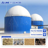 Système de digestion anaérobie LANE, réservoir de biogaz avec double membrane pour le traitement des déchets organiques
