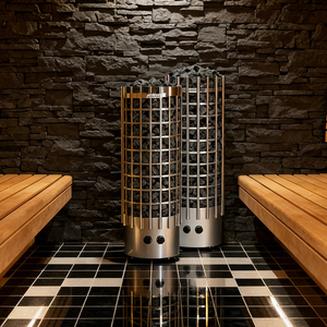 Chauffe-sauna en acier inoxydable pour usage domestique et commercial, poêle électrique pour sauna sec 3KW-9KW avec contrôleur interne et externe - Product Image 1