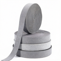 Sangle plate jacquard en nylon 100% de haute qualité, épaisseur 38 mm, marque KRT, élastique, robuste, pour la confection de sacs et de ceintures textiles domestiques