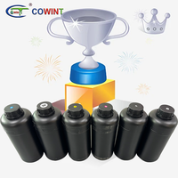 Cowint 6 couleurs encre UV doux dur UV encre d'impression prix pour imprimante pour Epson 1390 TX800 L800 impression sur PVC et feuille de verre