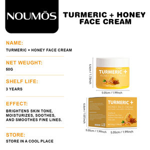 Crema Facial de Ácido Hialurónico de Marca Privada, Iluminadora Natural, con Cúrcuma y Miel - Product Image 2