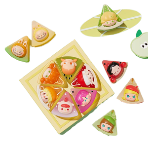 <span class=keywords><strong>ของ</strong></span>แ<span class=keywords><strong>ท</strong></span>้บับเบิ้ลมาร์ทเครื่องประดับยูนิเซ็กซ์ชุดตุ๊กตาแช่แข็งพีวีซีผลไม้น่ารักออกแบบคาถาซ่อนกล่องปริศนาสามเหลี่ยม/ตาบอด - Product Image 1