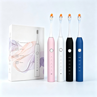 Produits pour la maison intelligente, brosse à dents vibrante intelligente portable, brosse à dents sonique oscillante rechargeable
