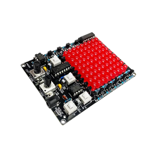 DIY LED 팔로우 스팟 납땜 키트, DC 4.5-<span class=keywords><strong>9V</strong></span>, X/Y 축 다이나믹 라이트, 81개의 레드 LED, 취미가 있는 사람들을 위한 전자 STEM 학습 프로젝트 - Product Image 1