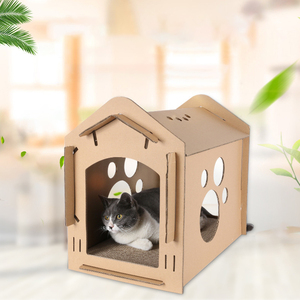 Fournitures écologiques pour animaux de compagnie, grande planche à gratter en <span class=keywords><strong>carton</strong></span> ondulé fait à la main, bricolage de chats, bon marché, 50 pièces - Product Image 5