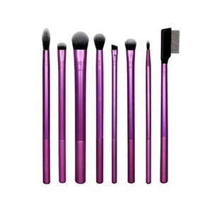 Ensemble de 8 pinceaux de <span class=keywords><strong>maquillage</strong></span> professionnels de précision pour les yeux, marque privée Real Technique 1991, pour les fards à paupières et les cils - Product Image 3